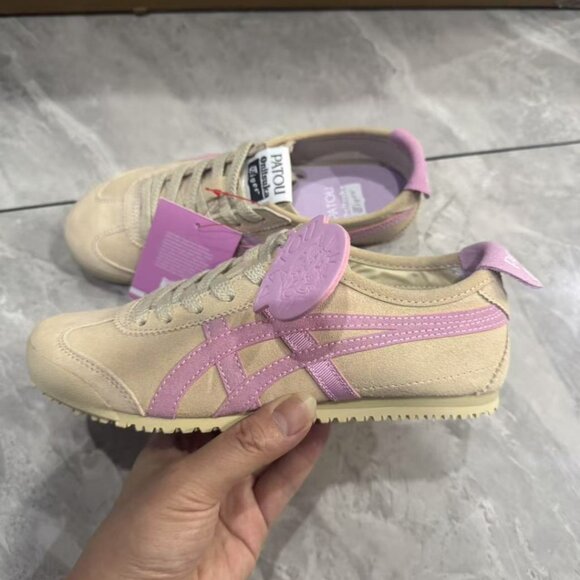Onitsuka Tiger by Asics Shoes - Patou x Onitsuka Tiger MEXICO 66 Pink Low-top Casual Shoes